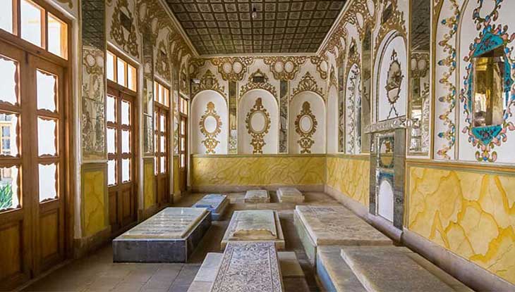 معماری گورستان تخت فولاد اصفهان 