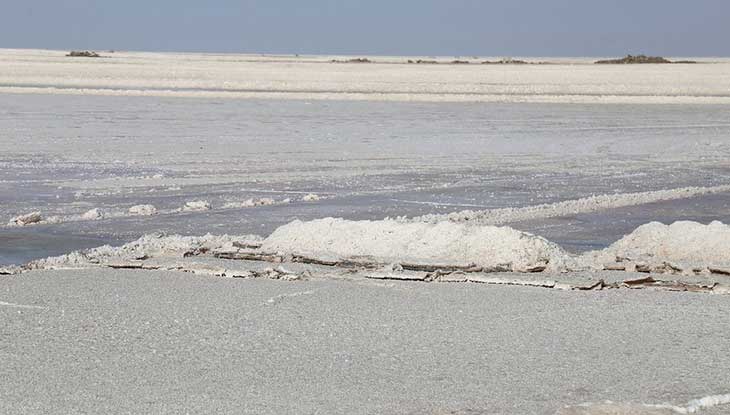 دریاچه نمک قم 