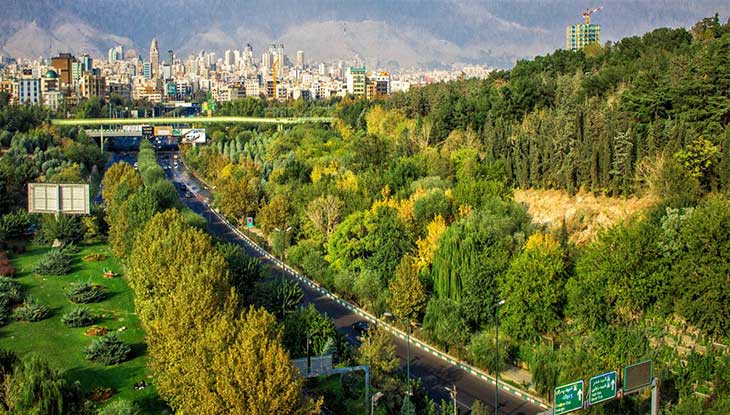 پارک های جنگلی غرب تهران