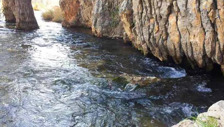 نمایی از چشمه پیر بناب شیراز