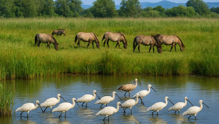 مهمترین تالاب ها و مرداب های گیلان تالاب بوجاق