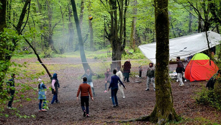 بهترین پارک نور برای چادر زدن