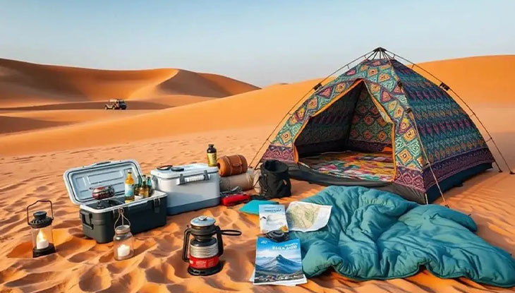 بهترین مکان های قم برای چادر زدن